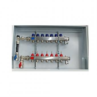 MFL Manifold with cabinet & heat flow meter vertical 