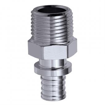 MPX Connector, male thread 16 x 1/2" MT