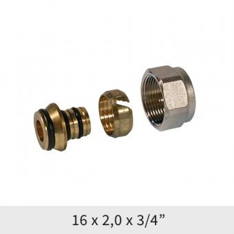 MPR / MFL Compression fitting 16 x 2,0 x 3/4"